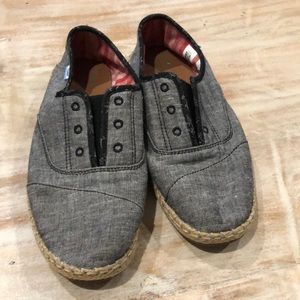 TOMS - Jeans Canvas Flat